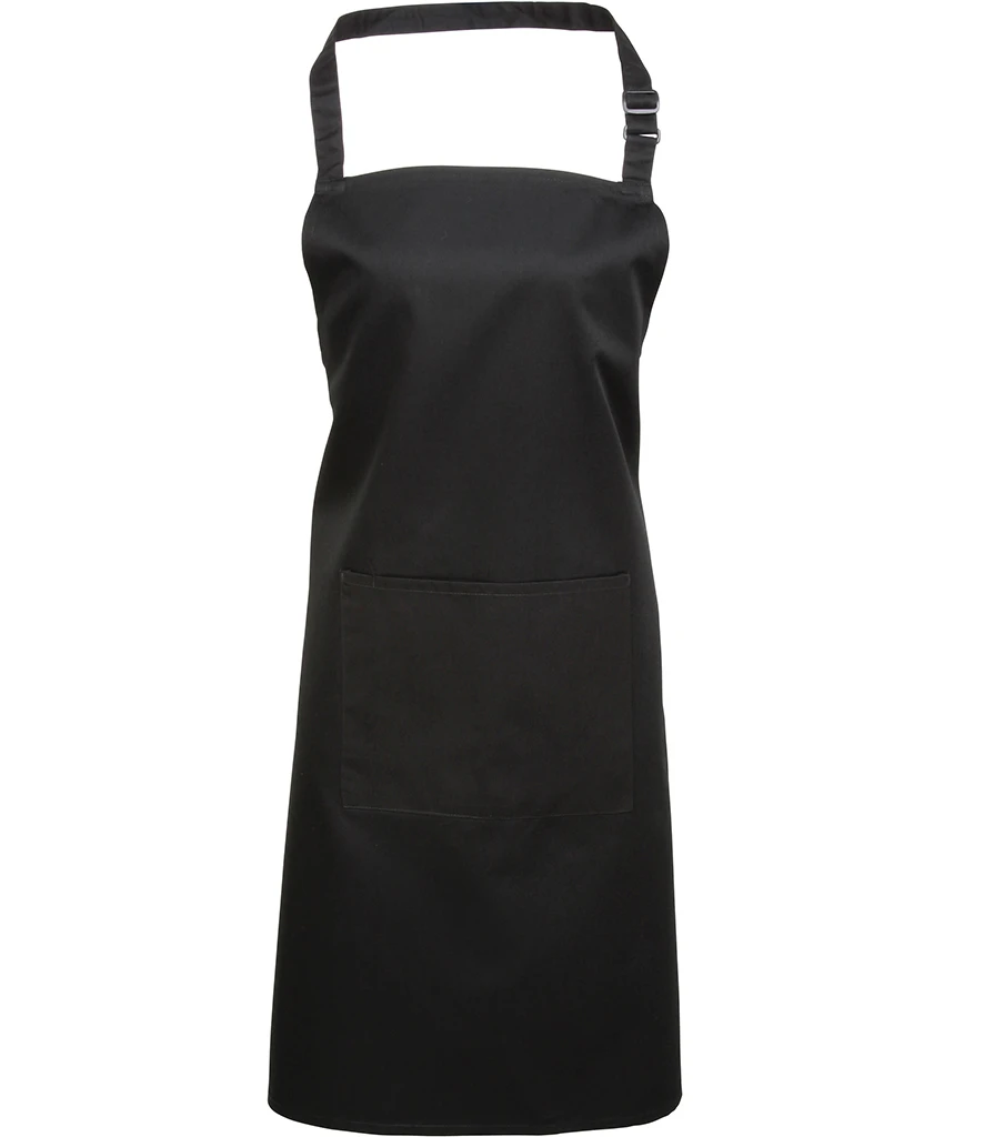 RH Bib Apron with Pocket and logo
