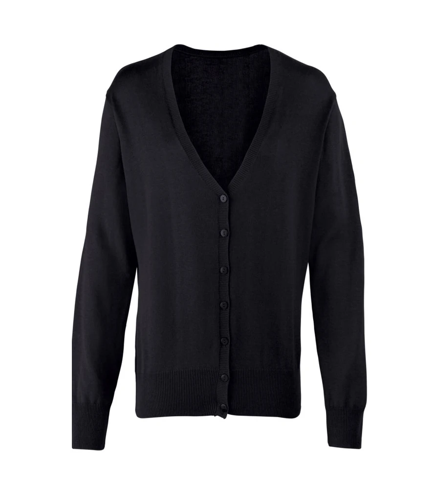 RH Ladies V Neck Cardigan with logo