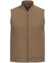 Native Spirit Unisex Twill Bodywarmer with Varsity Collar