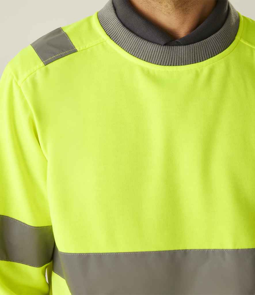 Regatta High Visibility Pro Contract Crew Neck Sweatshirt