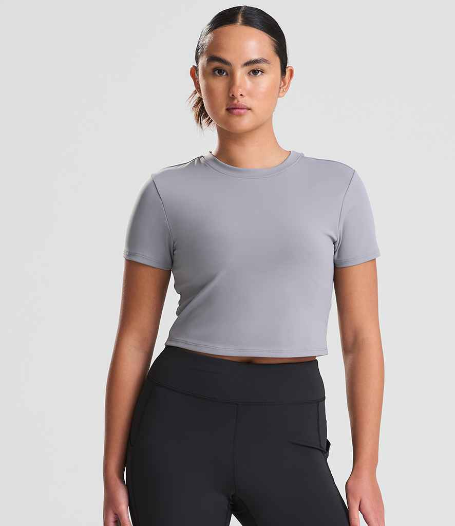 AWDis Ladies Cool Recycled Cropped T-Shirt