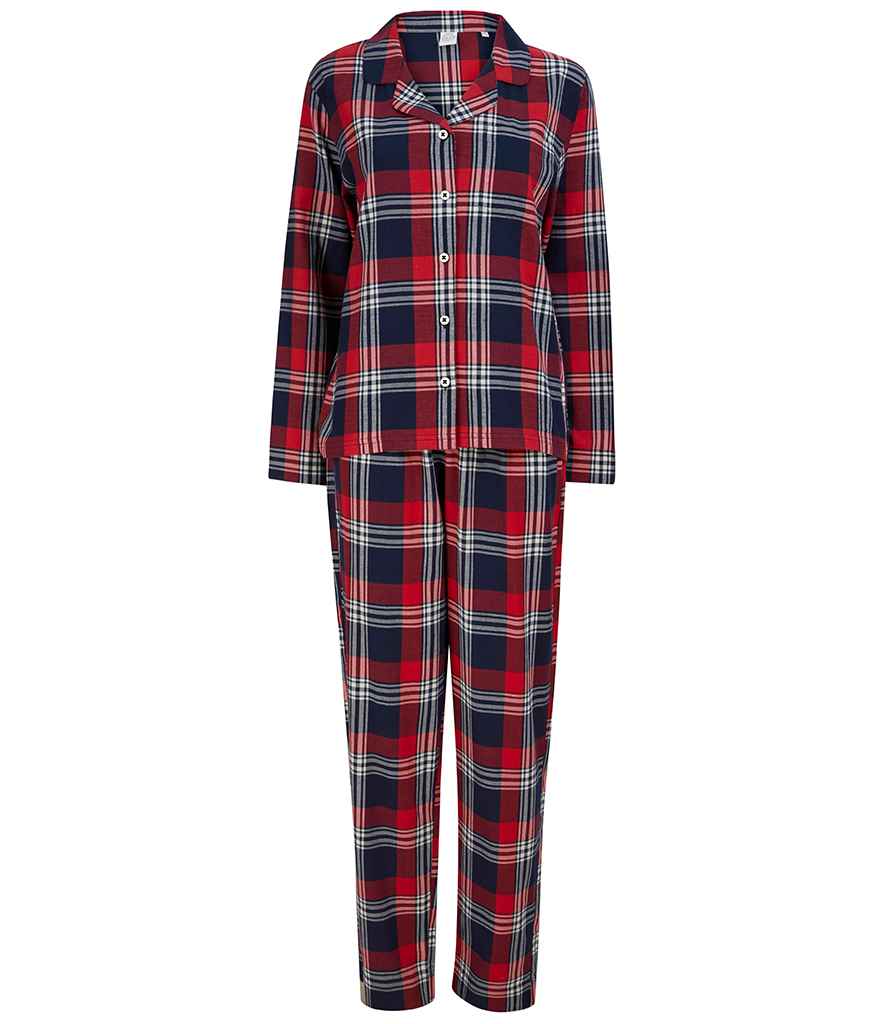SF Clothing Ladies Tartan Lounge Set