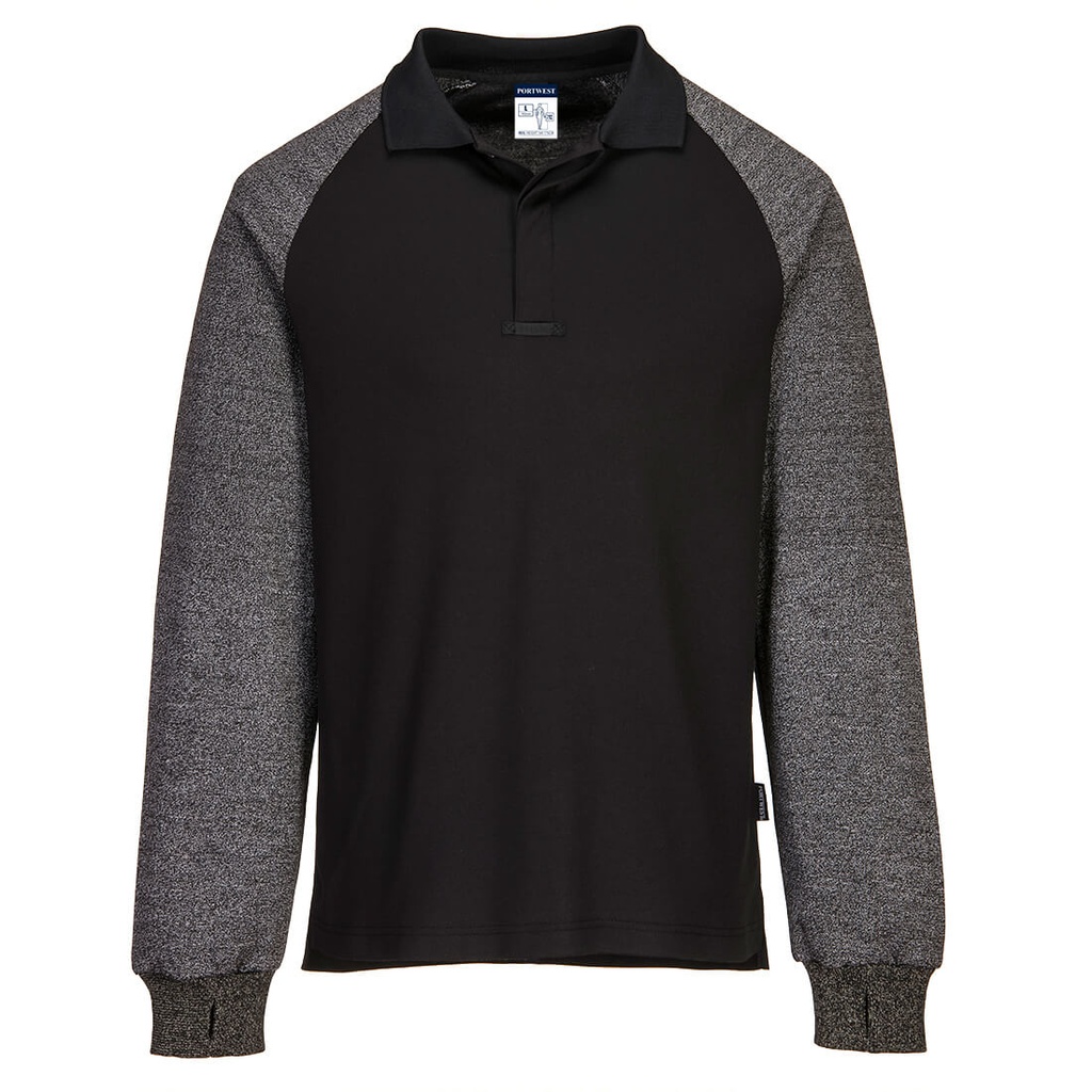 Polo Shirt with Cut Resistant Sleeves (S)